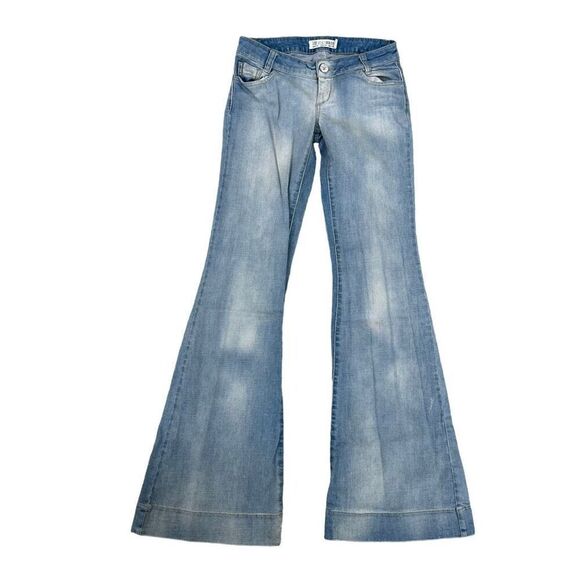 TRF Denim Rules flare leg jeans size 6 - Picture 1 of 8